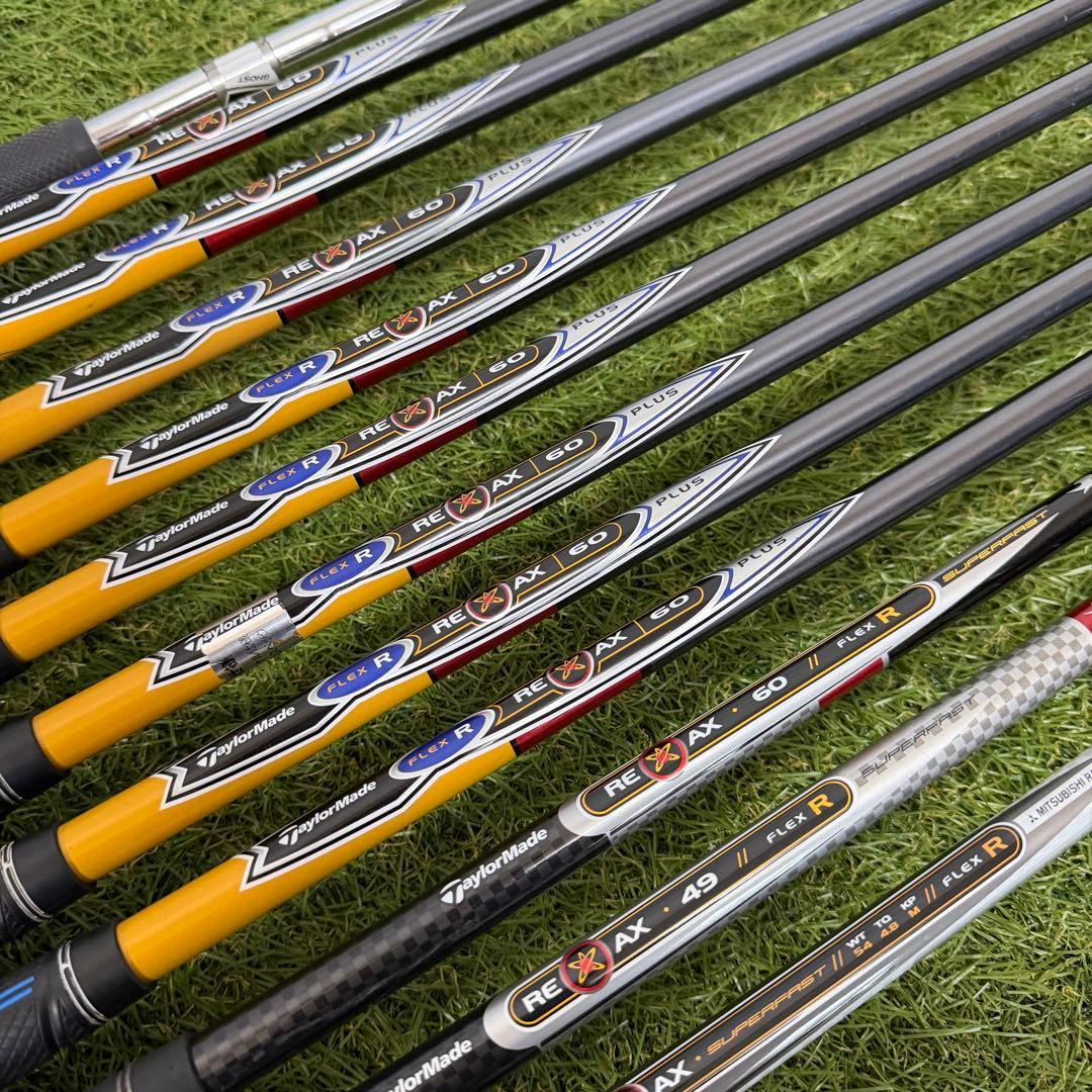初心者オススメ　テーラーメイド　メンズ ゴルフクラブセット 豪華１２本　右　R