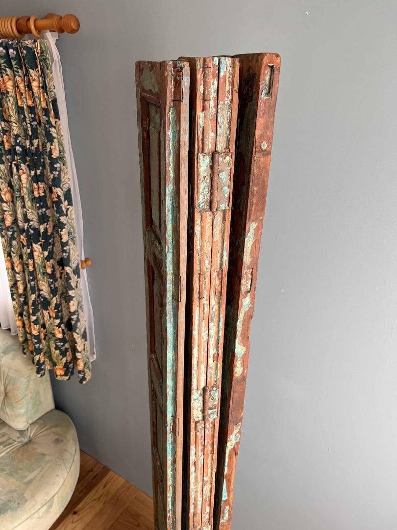 フランスアンティーク 木製 ヴォレー パーテーション 間仕切り 特大 送料込み