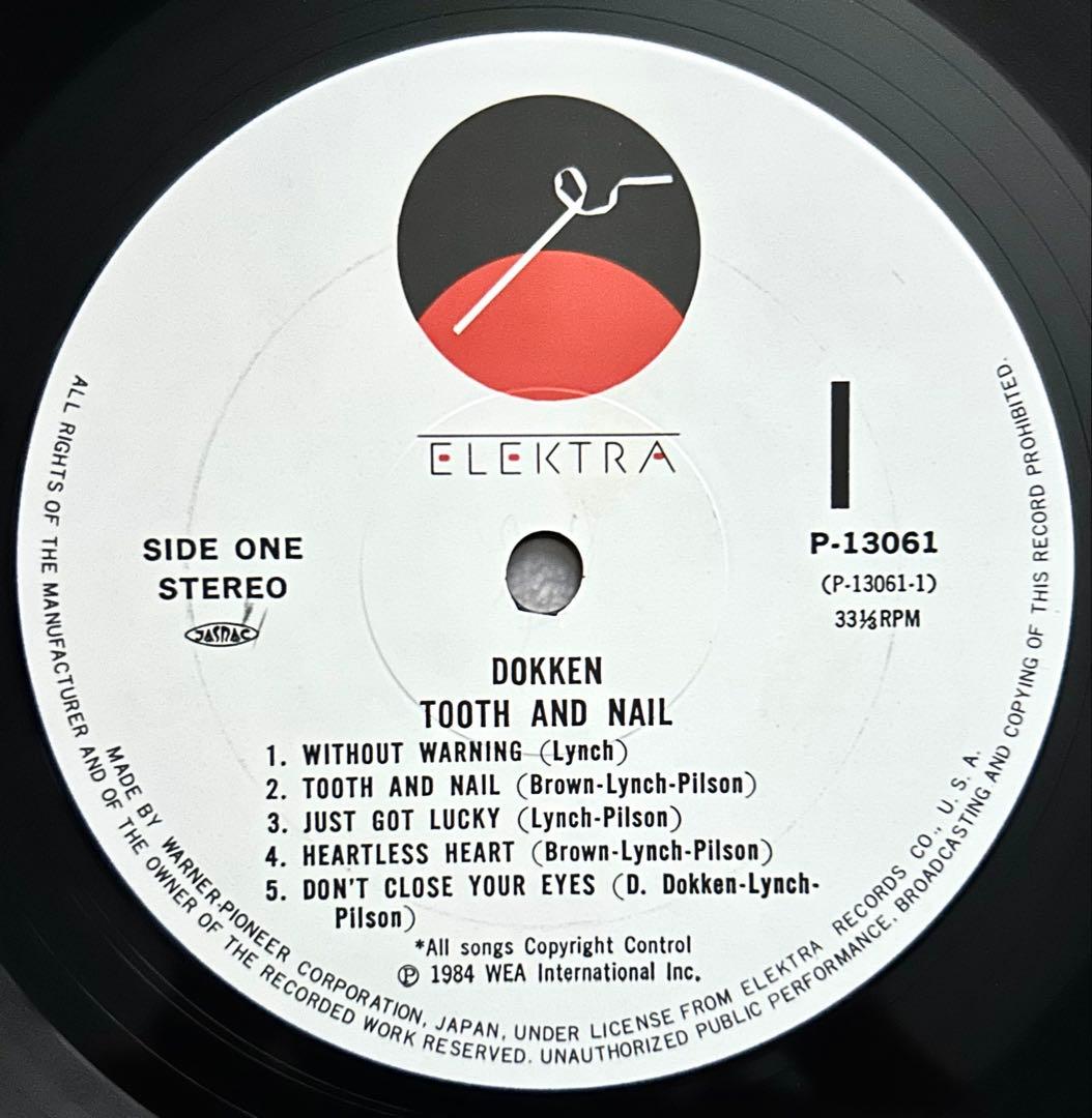 Dokken ドッケン 83年〜87年 LPレコード国内盤/米国盤/全4枚