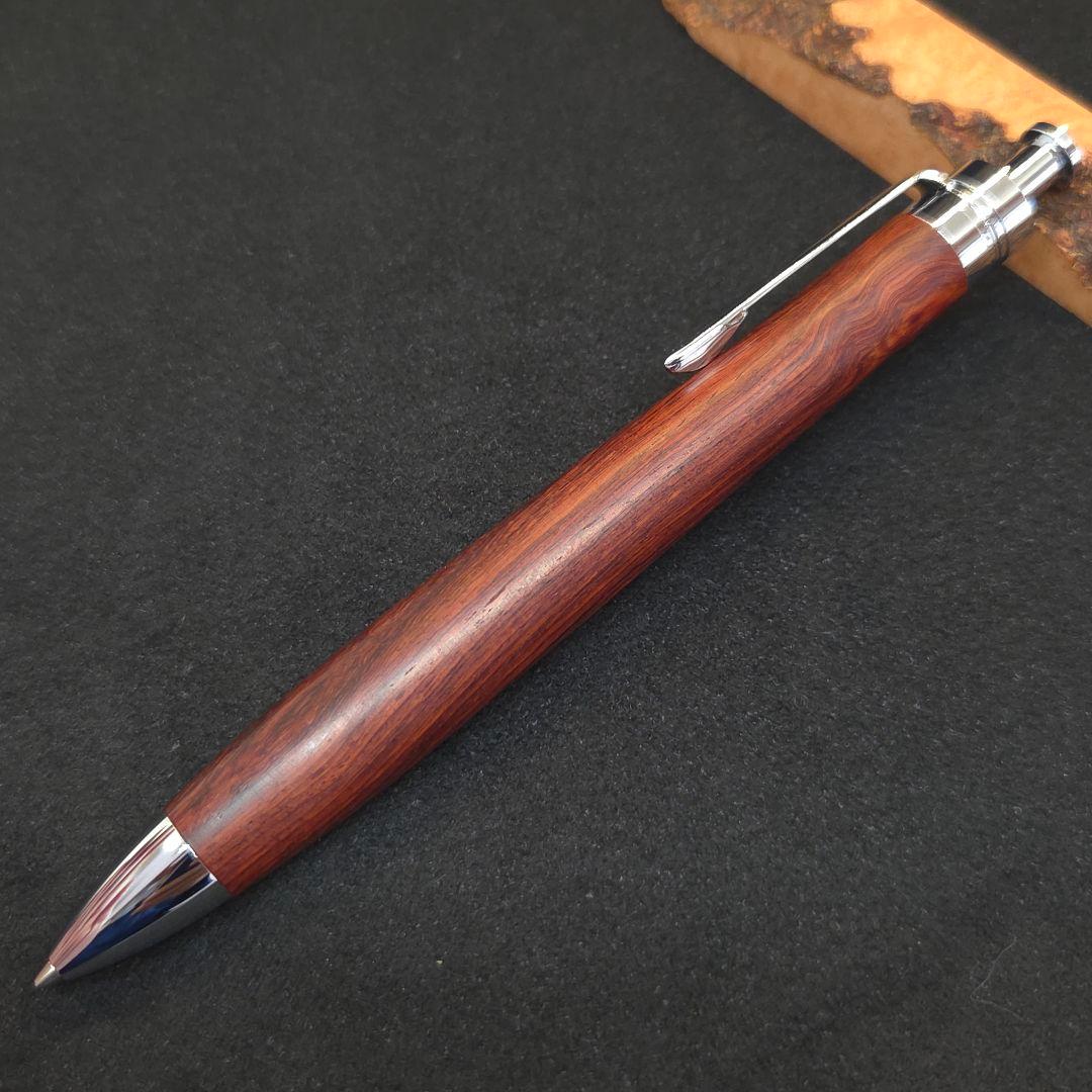 No.33ハンドメイド木軸シャーペン紅紫檀