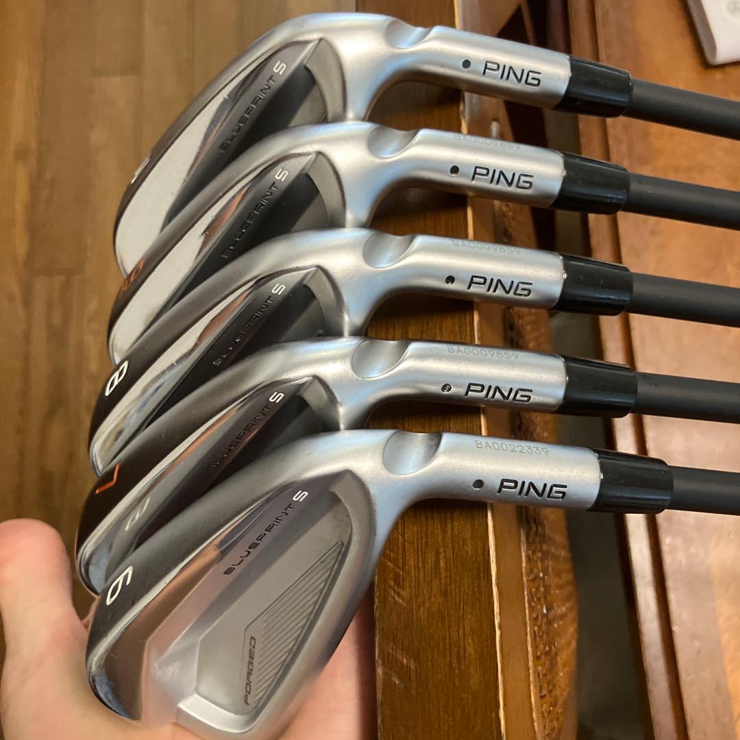 ピンブループリントSアイアン　トラビル95(S) 5本セット美品です
