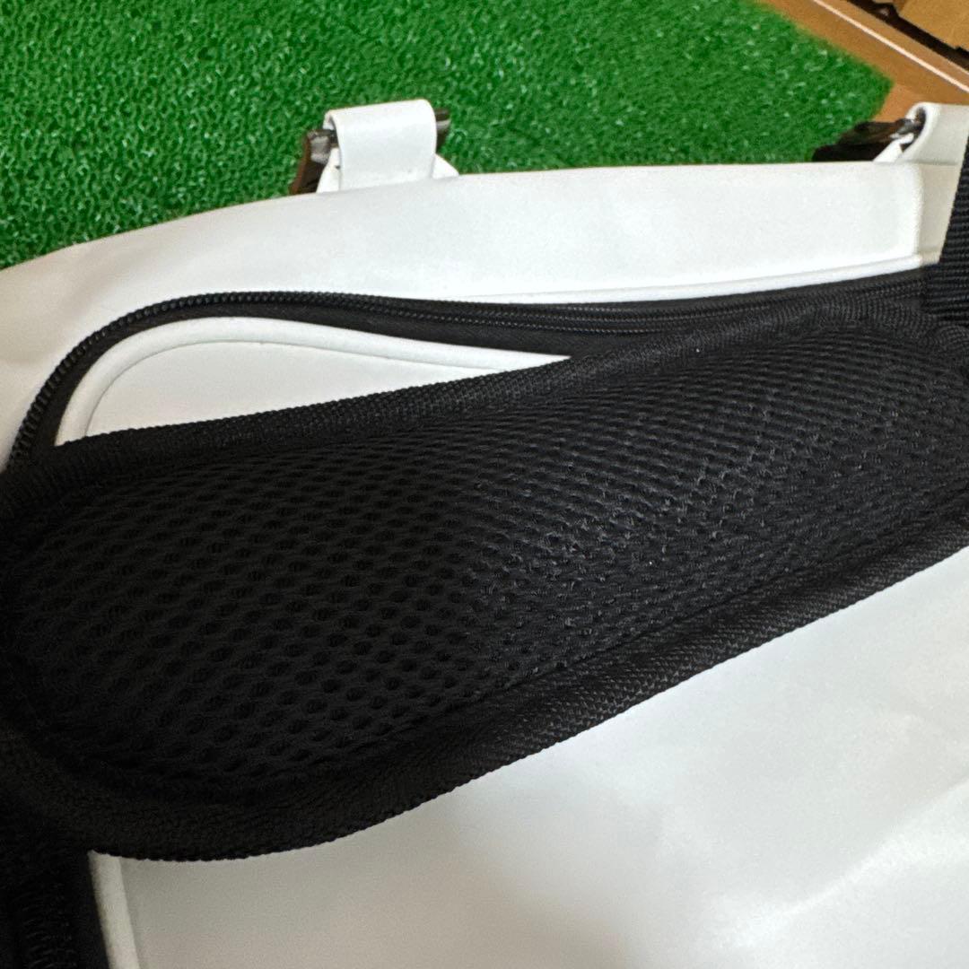 【美品】スリクソン ボストンバッグ GGB-S164 ホワイト シューズ収納可