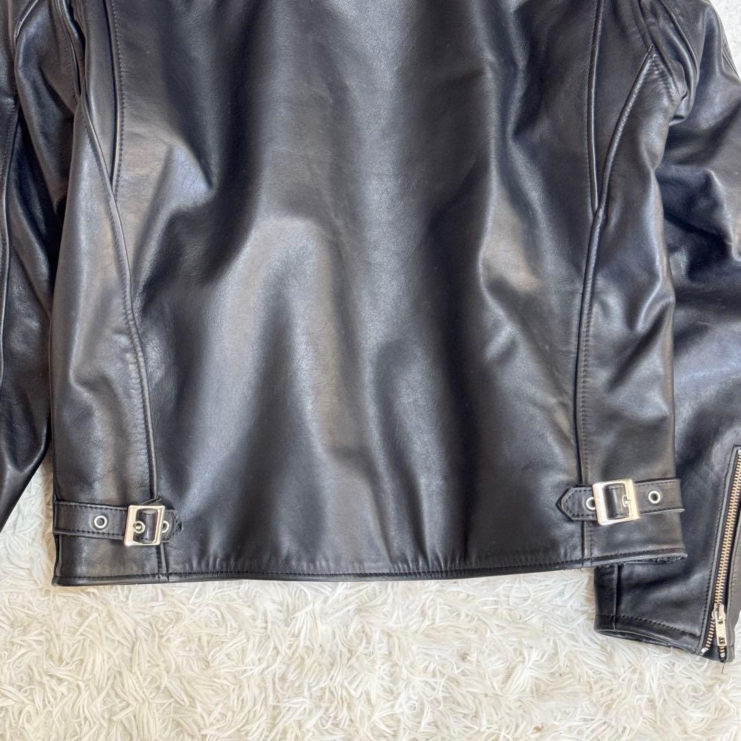 NANKAI レザー シングルライダースジャケット 牛革　ヴィンテージ　MB