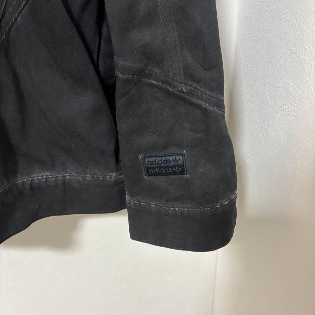 adidas Originals デニムジャケット L ブラック ヴィンテージ