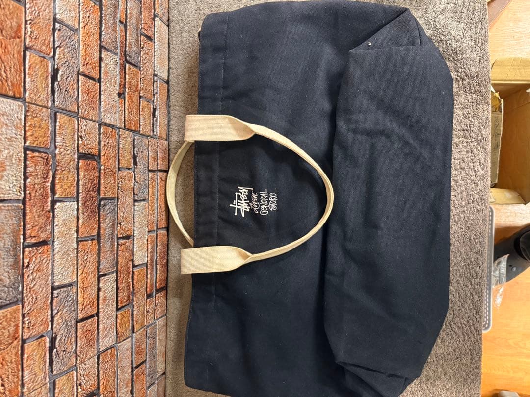 k*k様 STUSSY Livin ジェネラルストア トートバッグ 黒 USA製