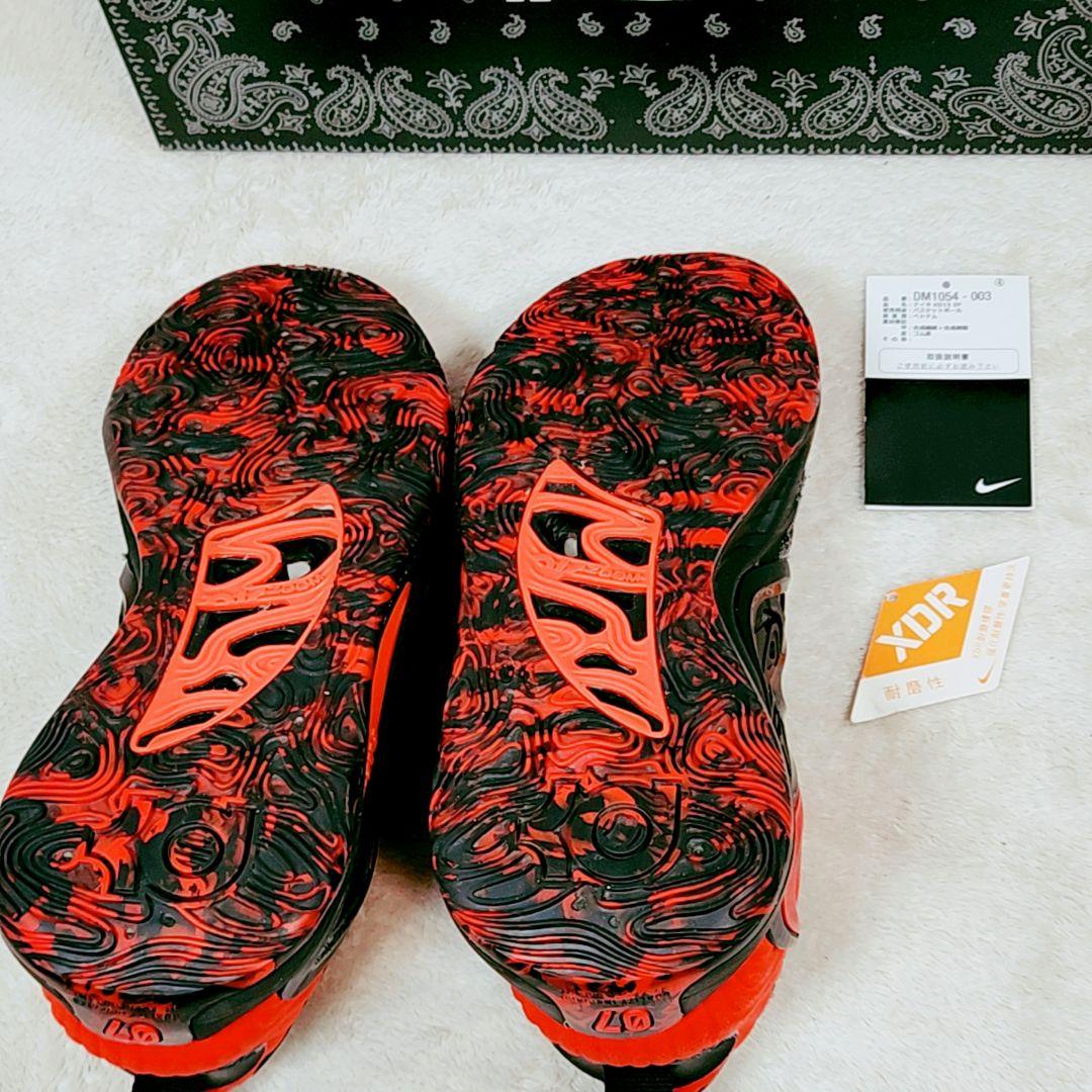 未使用 NIKE ナイキ バッシュ バスケット KD15EP 黒 ×赤 28.5