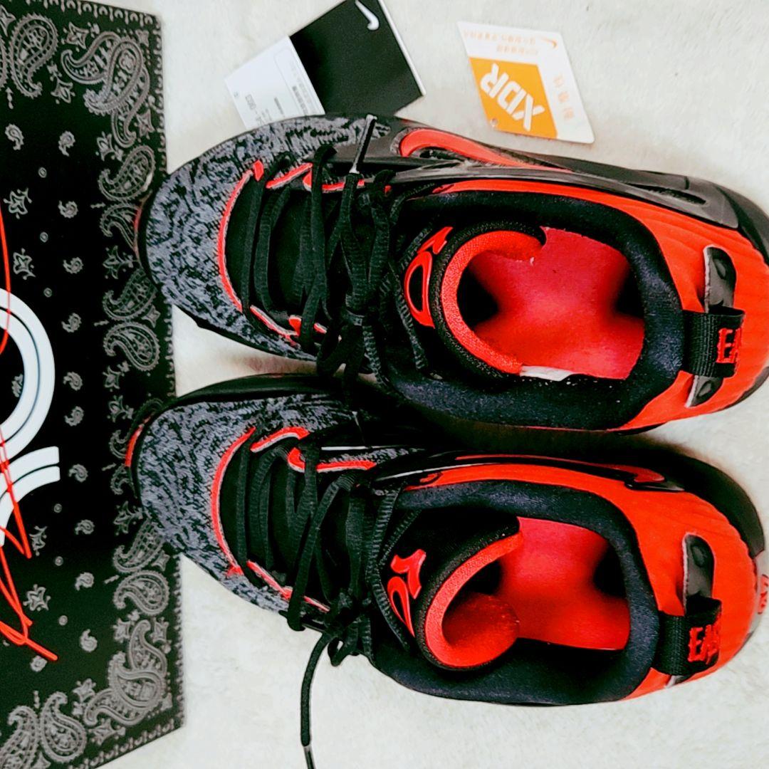 未使用 NIKE ナイキ バッシュ バスケット KD15EP 黒 ×赤 28.5