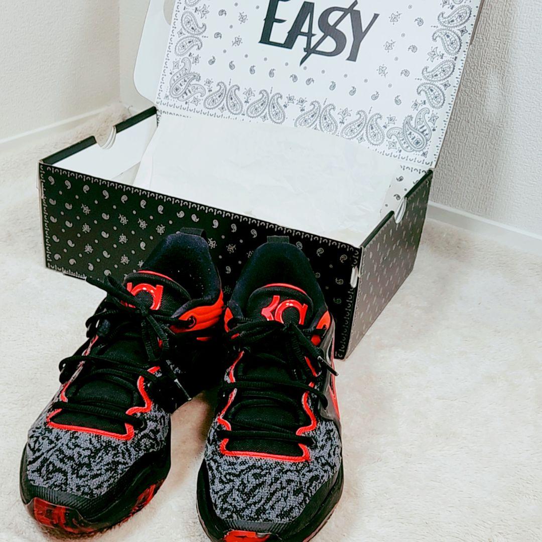 未使用 NIKE ナイキ バッシュ バスケット KD15EP 黒 ×赤 28.5