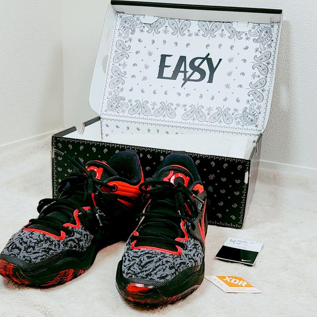 未使用 NIKE ナイキ バッシュ バスケット KD15EP 黒 ×赤 28.5