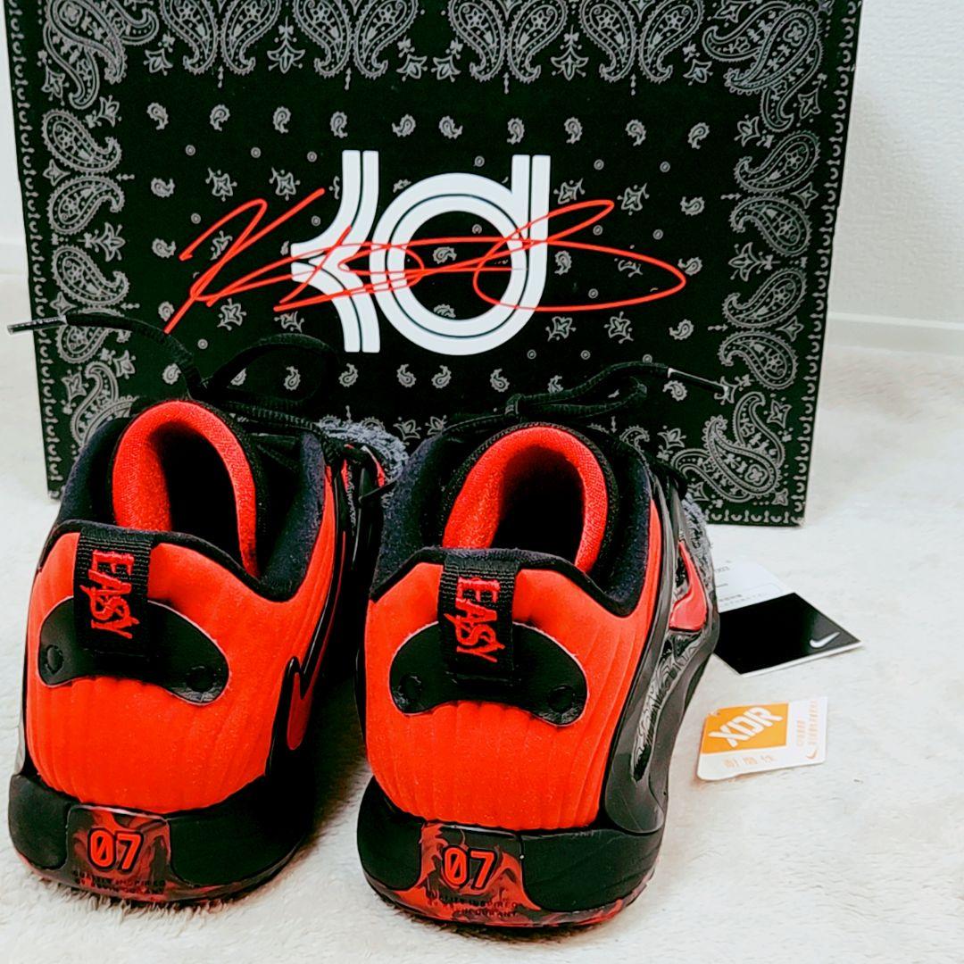 未使用 NIKE ナイキ バッシュ バスケット KD15EP 黒 ×赤 28.5