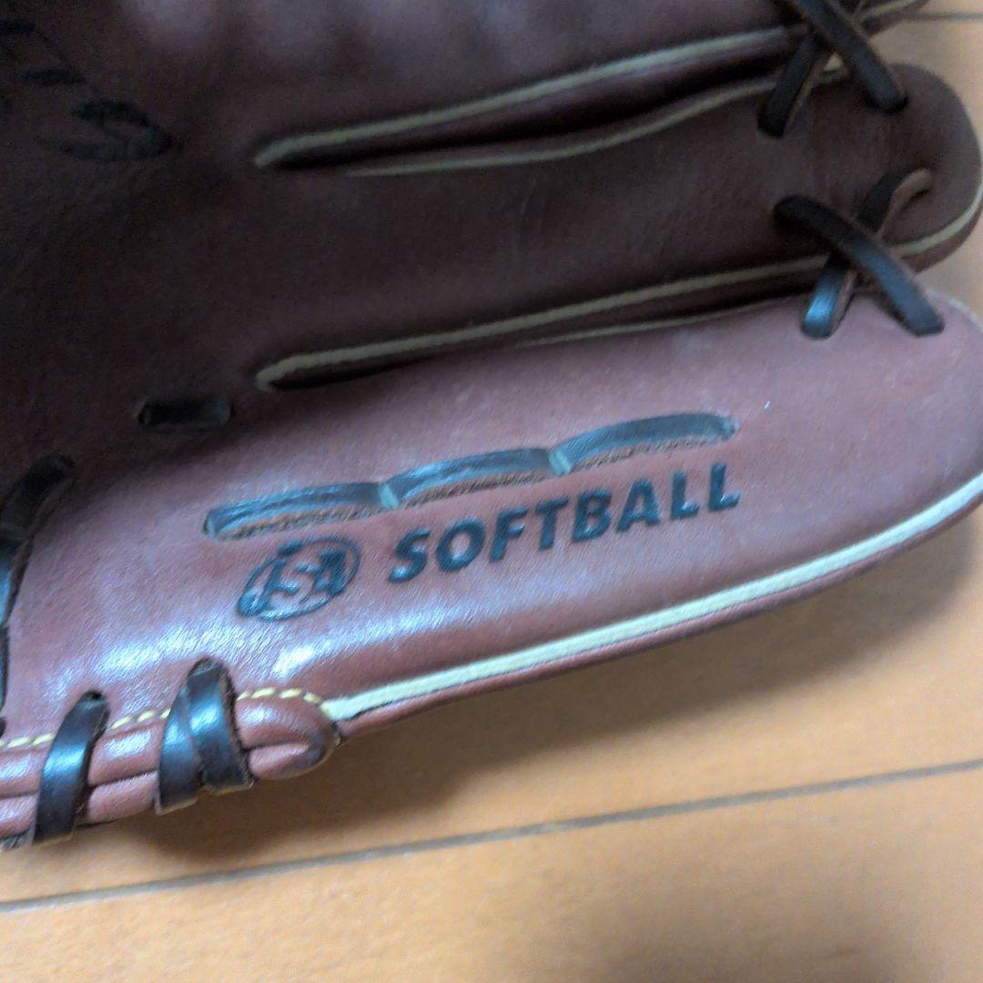 Mizuno ソフトボールグローブ ブラウン