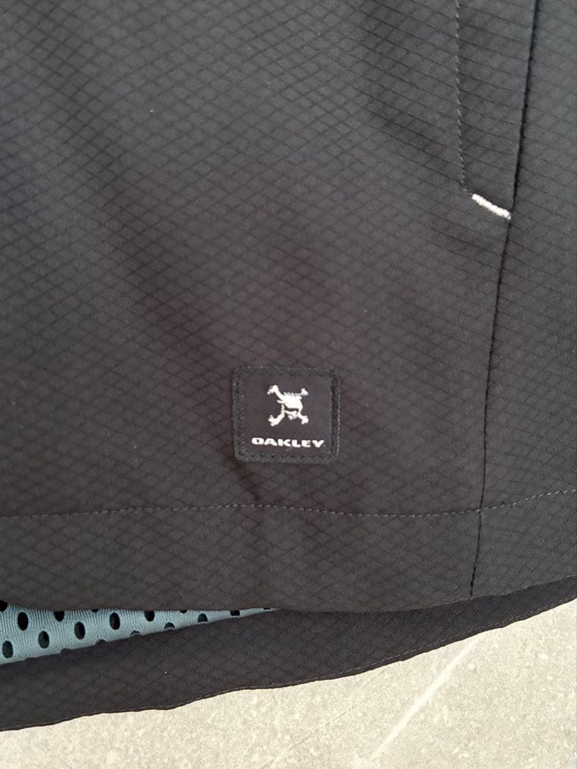 美品 OAKLEY GOLF オークリーゴルフ2WAYブルゾン ブラック M