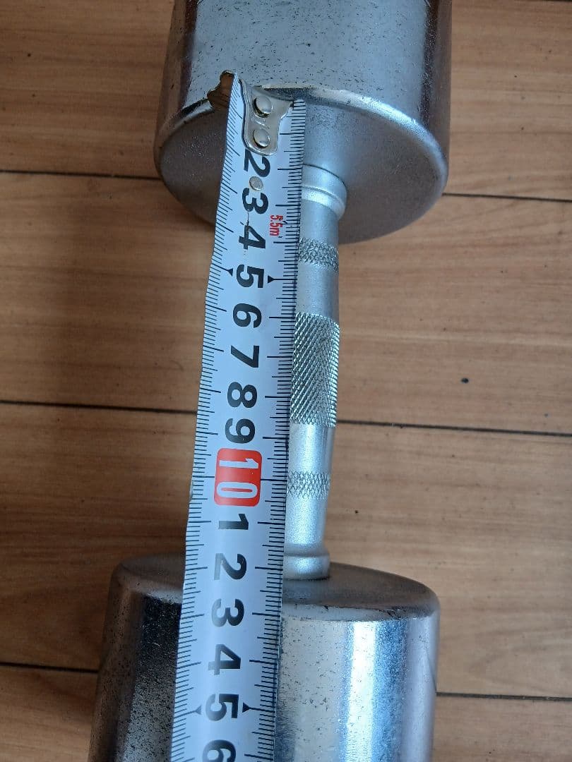 クロムダンベルセット1kg～10kgペア　計110kg