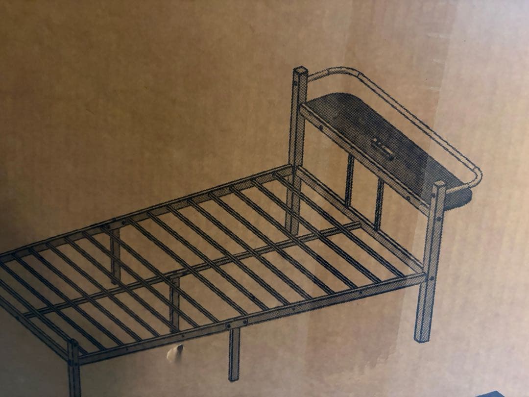 ベッドフレーム シングルベッド 2口コンセント 静音 耐久性 通気性組立簡単