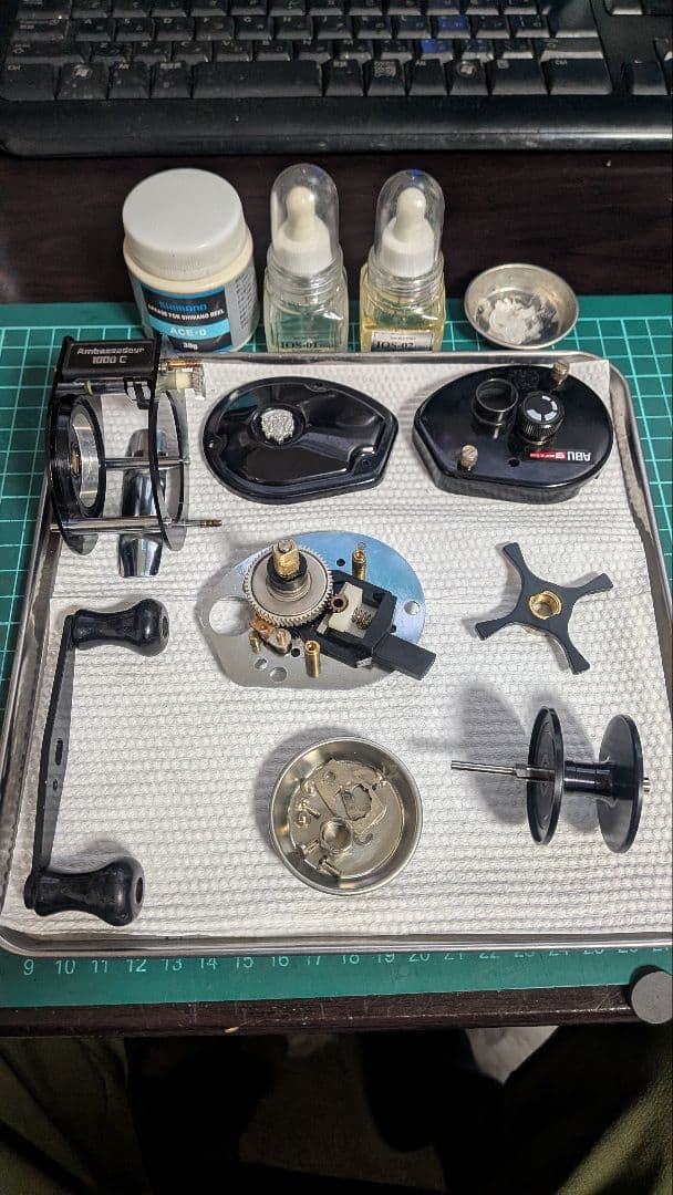 極美品 abu 1000 アブ 1000c 83年式 アブガルシア