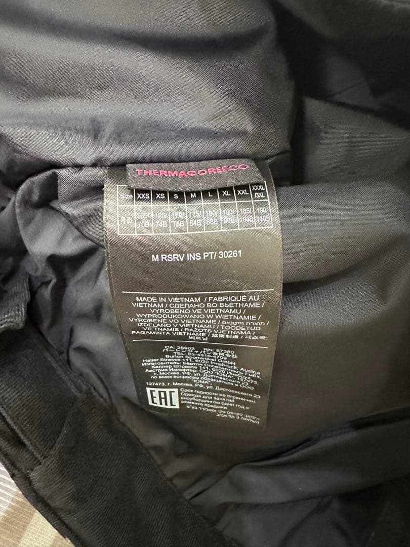 スノーボード Burton Reserve Ins Pant Mens L Size