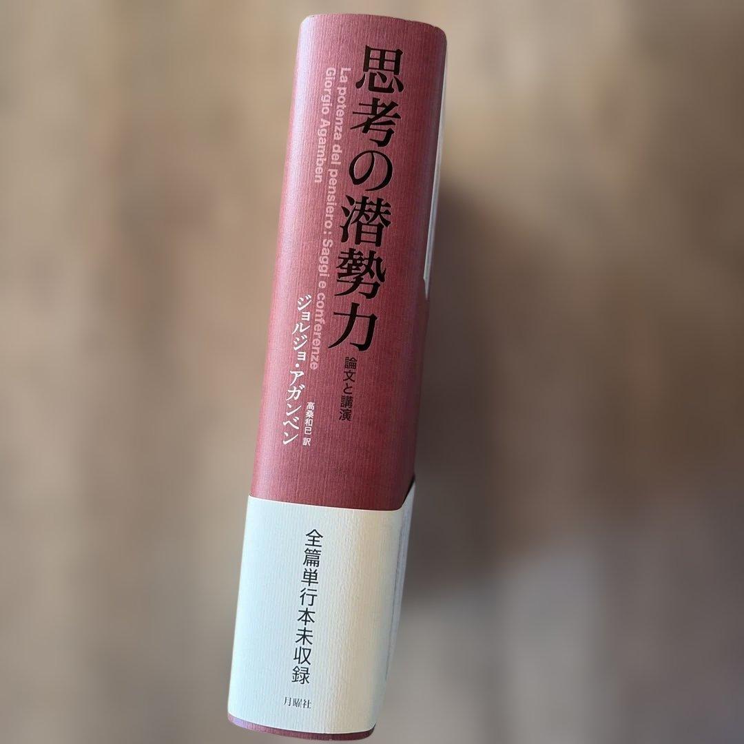 思考の潜勢力 論文と講演