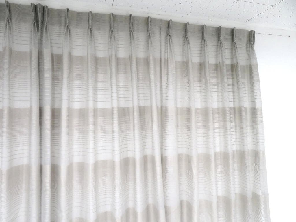 展示品　　フジエテキスタイル　高級　カーテン　セット　レース　モダン　オーダー