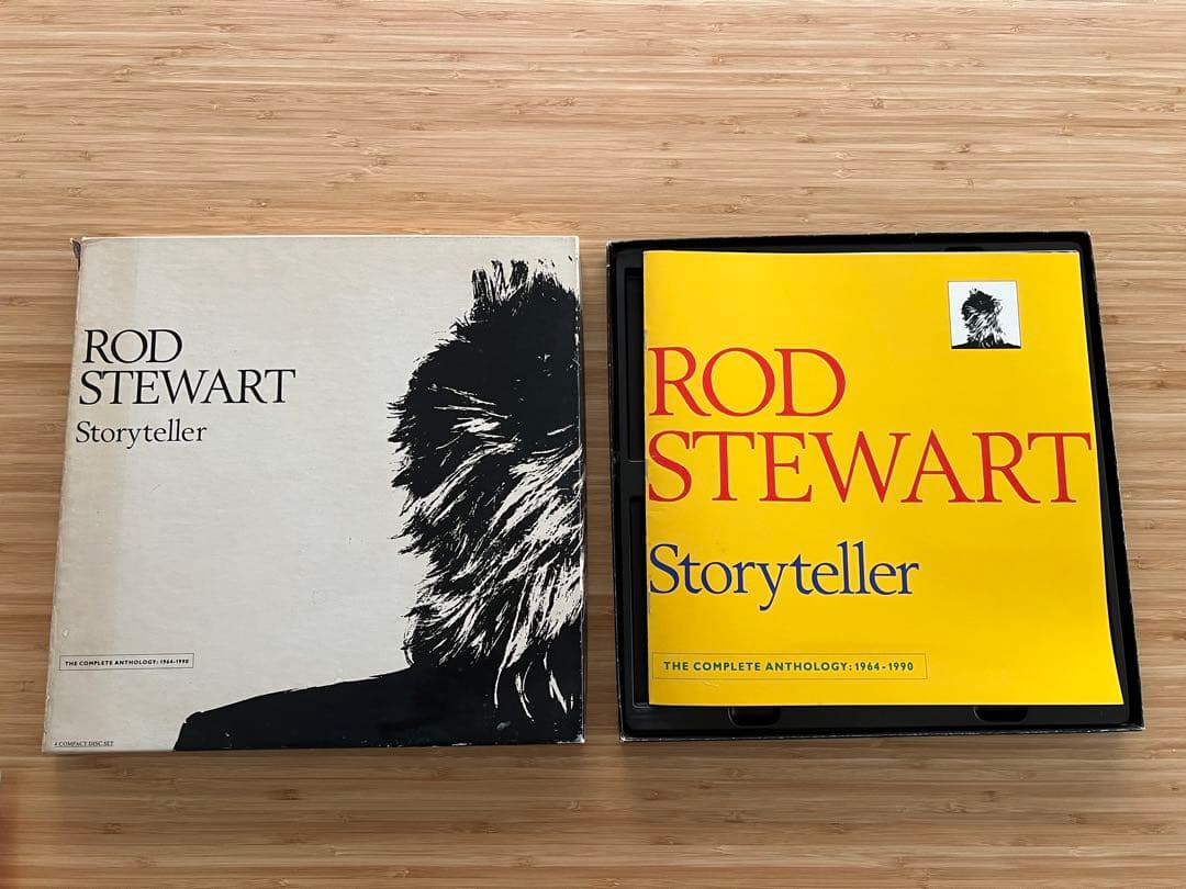 ロッド・ステュアート 4枚組CD+ツアーパンフ Storyteller希少US盤