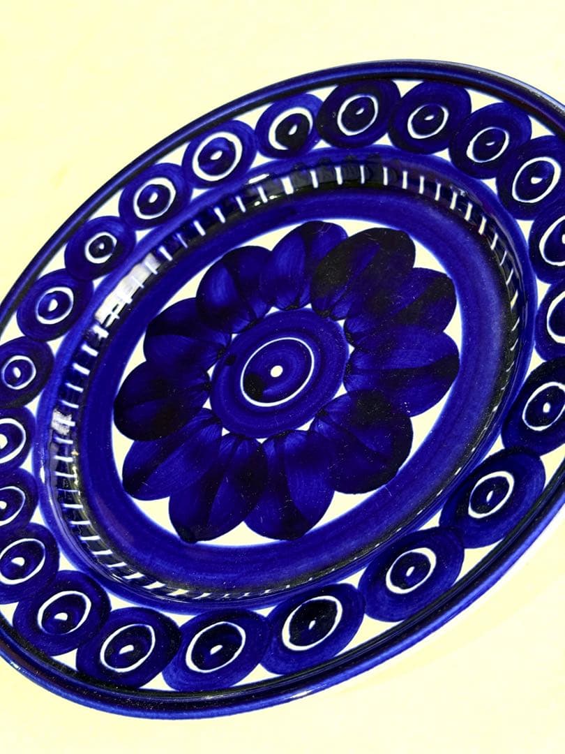 【アラビア】フィンランド製 ヴァレンシア皿25cm 希少 ウラ・プロコッペ