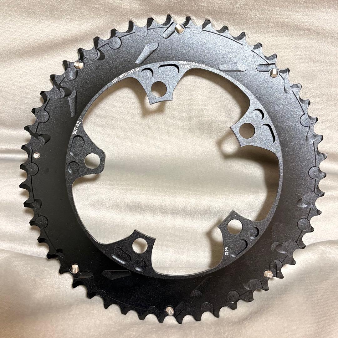 SRAM RED X Glideチェーンリング 110 BCD 50/34T