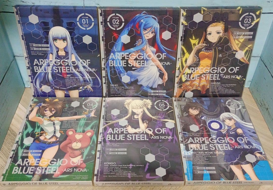 ARPEGGIO OF BLUE STEEL -ARS NOVA- 全6巻セット