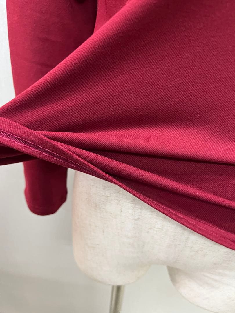 新品 社交ダンス トップス ワインカラー サイズL