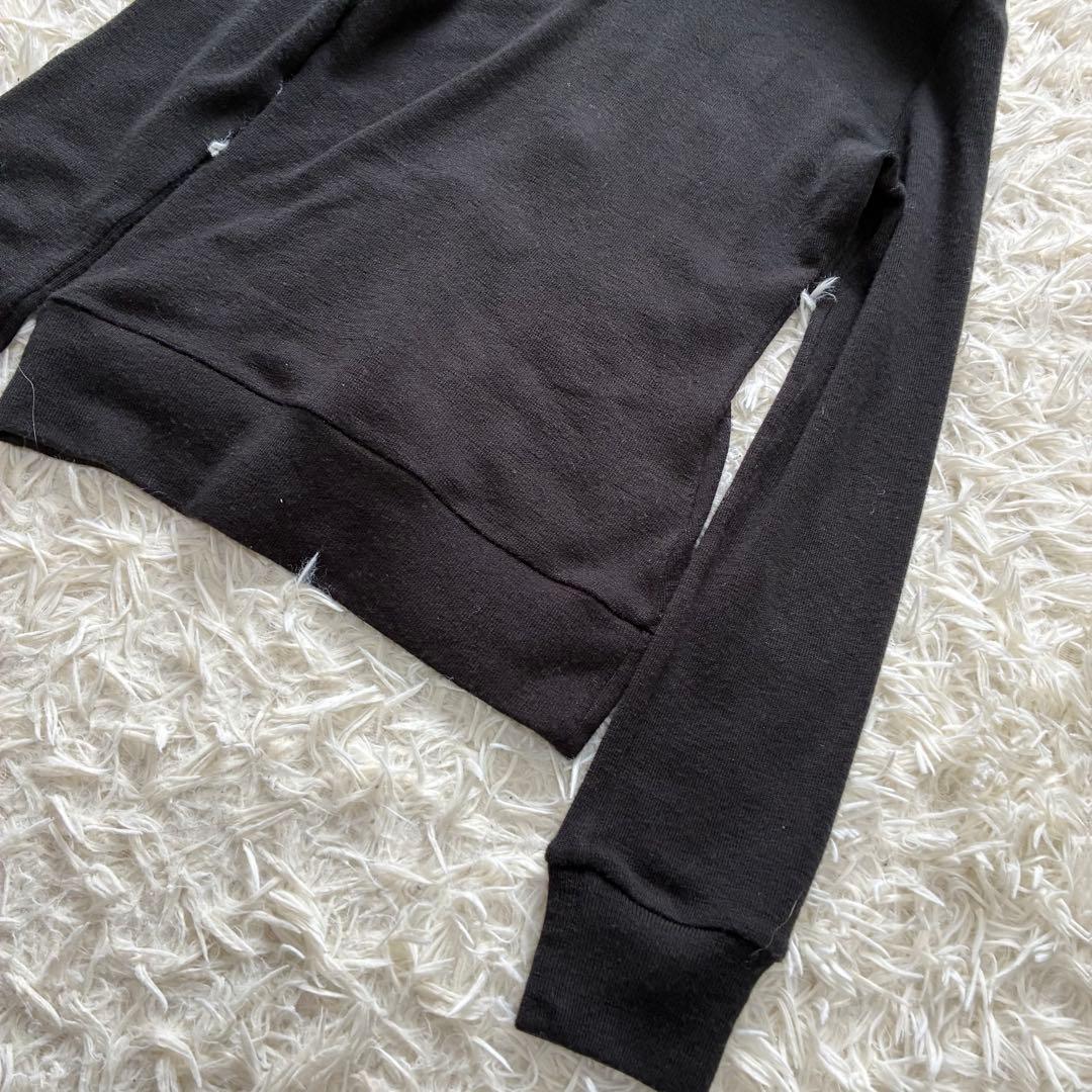 バーバリーブルーレーベル　パーカー　Mサイズ　黒　ホースマーク　ノバチェック