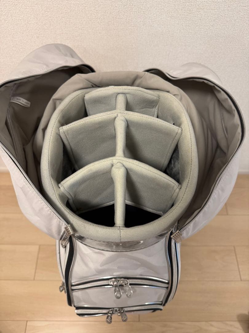 MARK & LONA 迷彩柄 キャディバッグ　ホワイト