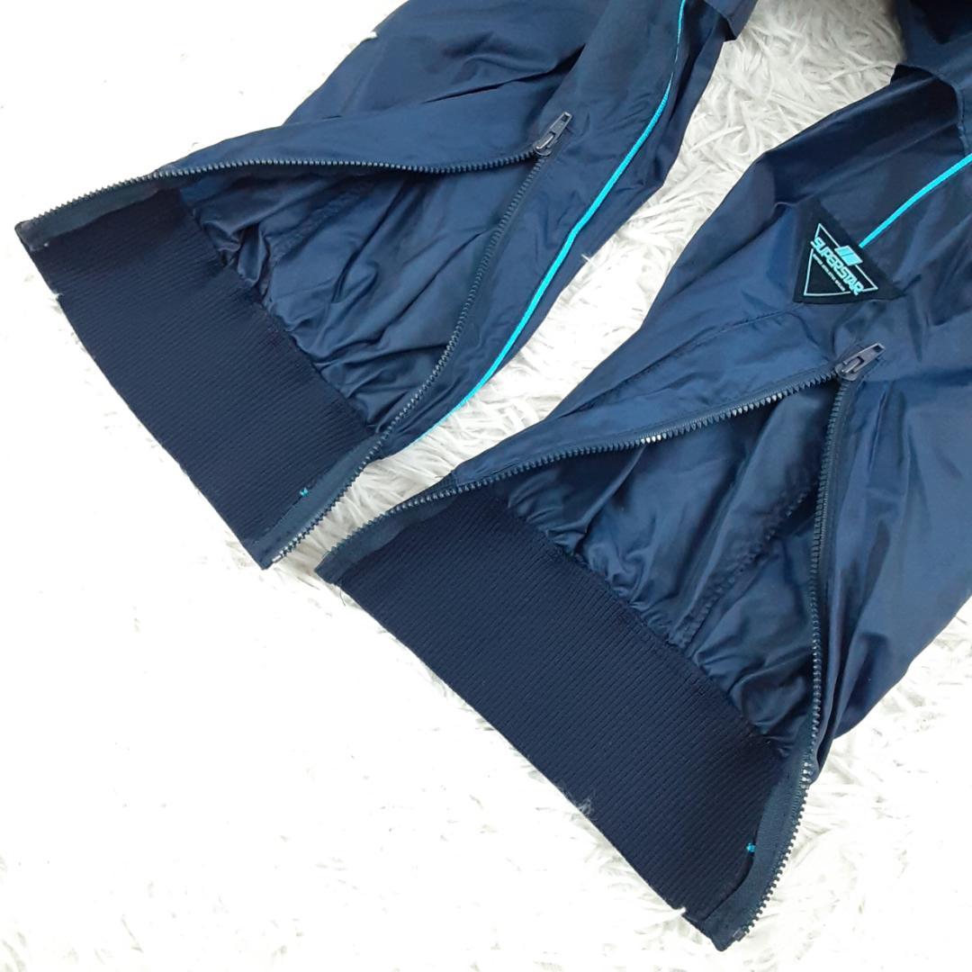 希少90s◎ミズノ ナイロンセットアップ ネイビー 紺 ミズノスーパースター