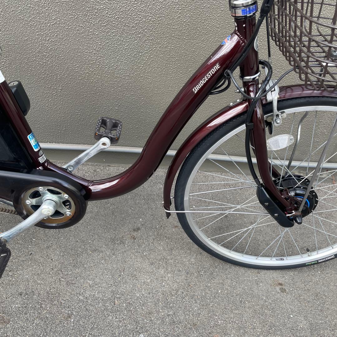 ブリヂストン アルベルト新型電動アシスト自転車26インチ ブラウン