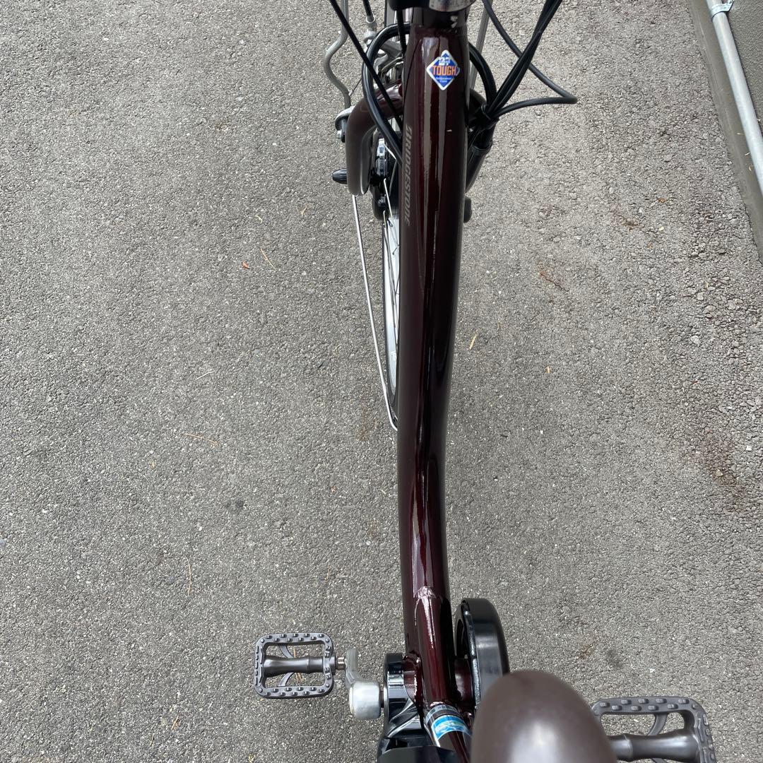 ブリヂストン アルベルト新型電動アシスト自転車26インチ ブラウン