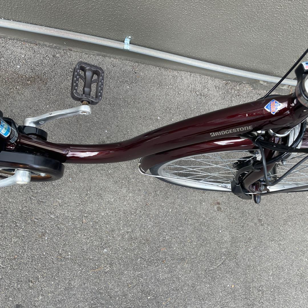 ブリヂストン アルベルト新型電動アシスト自転車26インチ ブラウン