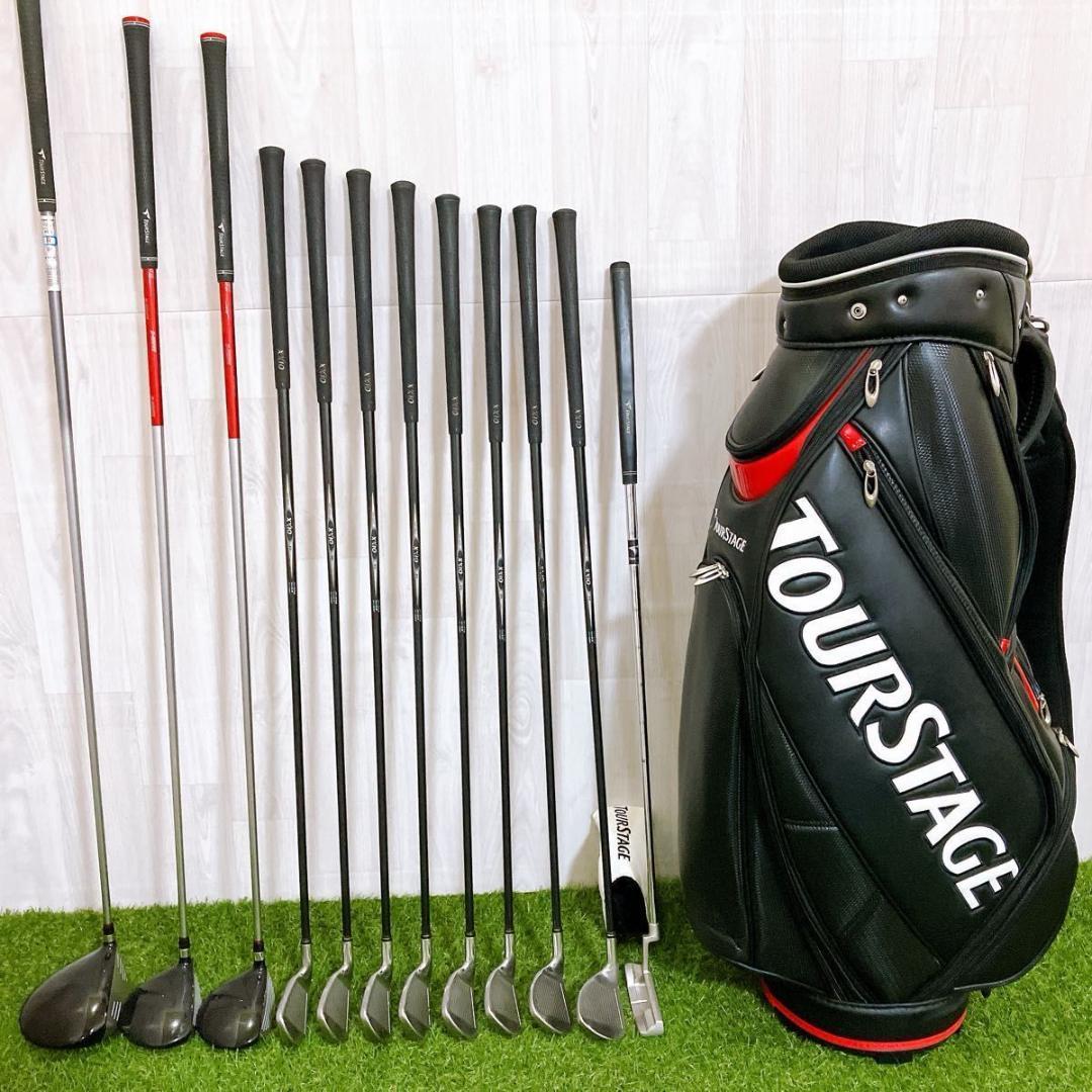 豪華12本 ツアーステージ ゼクシオ メンズゴルフセット 初心者 右 R 入門
