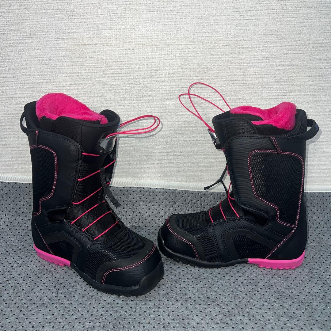 数回使用 レディース 24cm STELLA FEATHER スノーボードブーツ