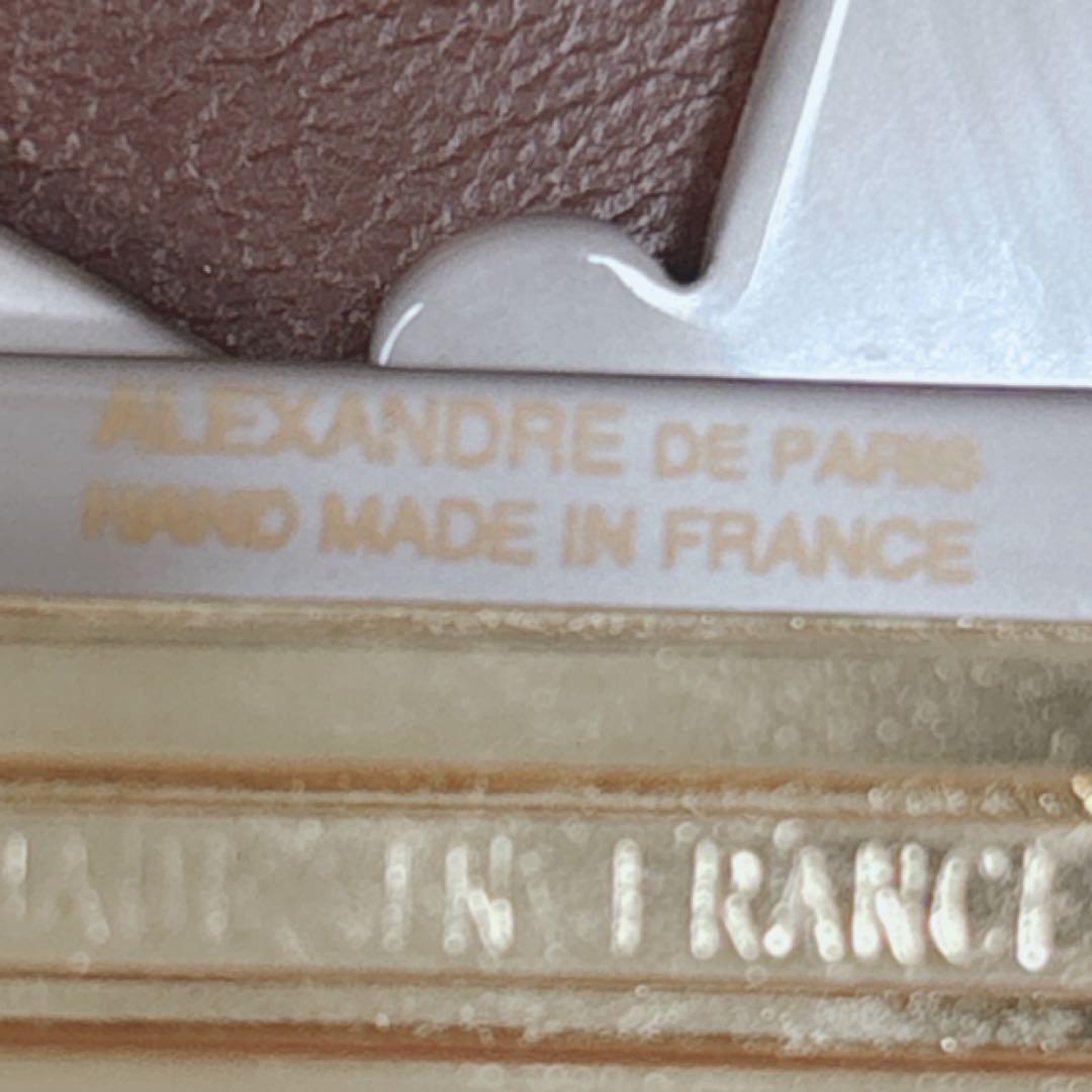 【美品】アレクサンドルドゥパリ　バレッタ　ラインストーン