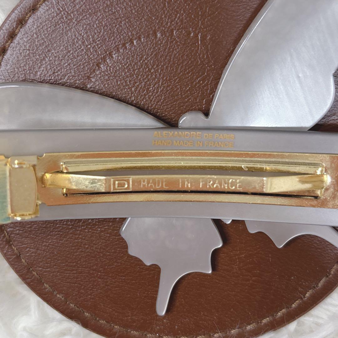 【美品】アレクサンドルドゥパリ　バレッタ　ラインストーン