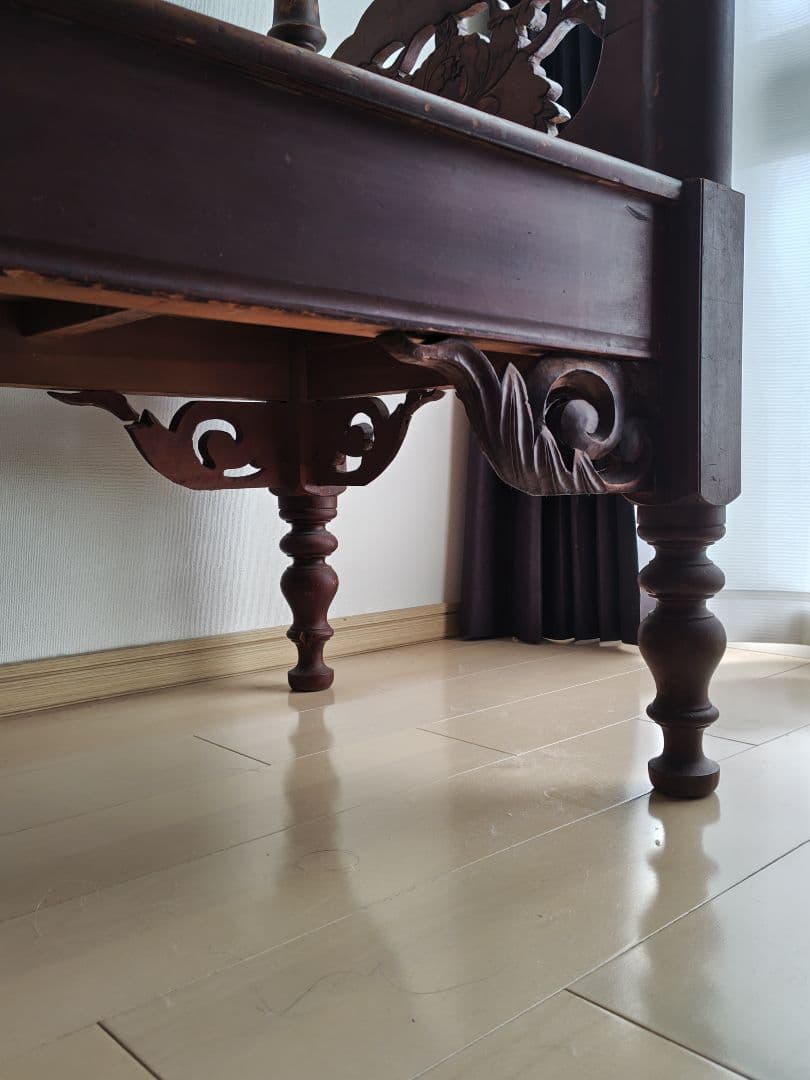 アンティーク　明治時代のベット 診療用ベッド 日本製 最終値下げ