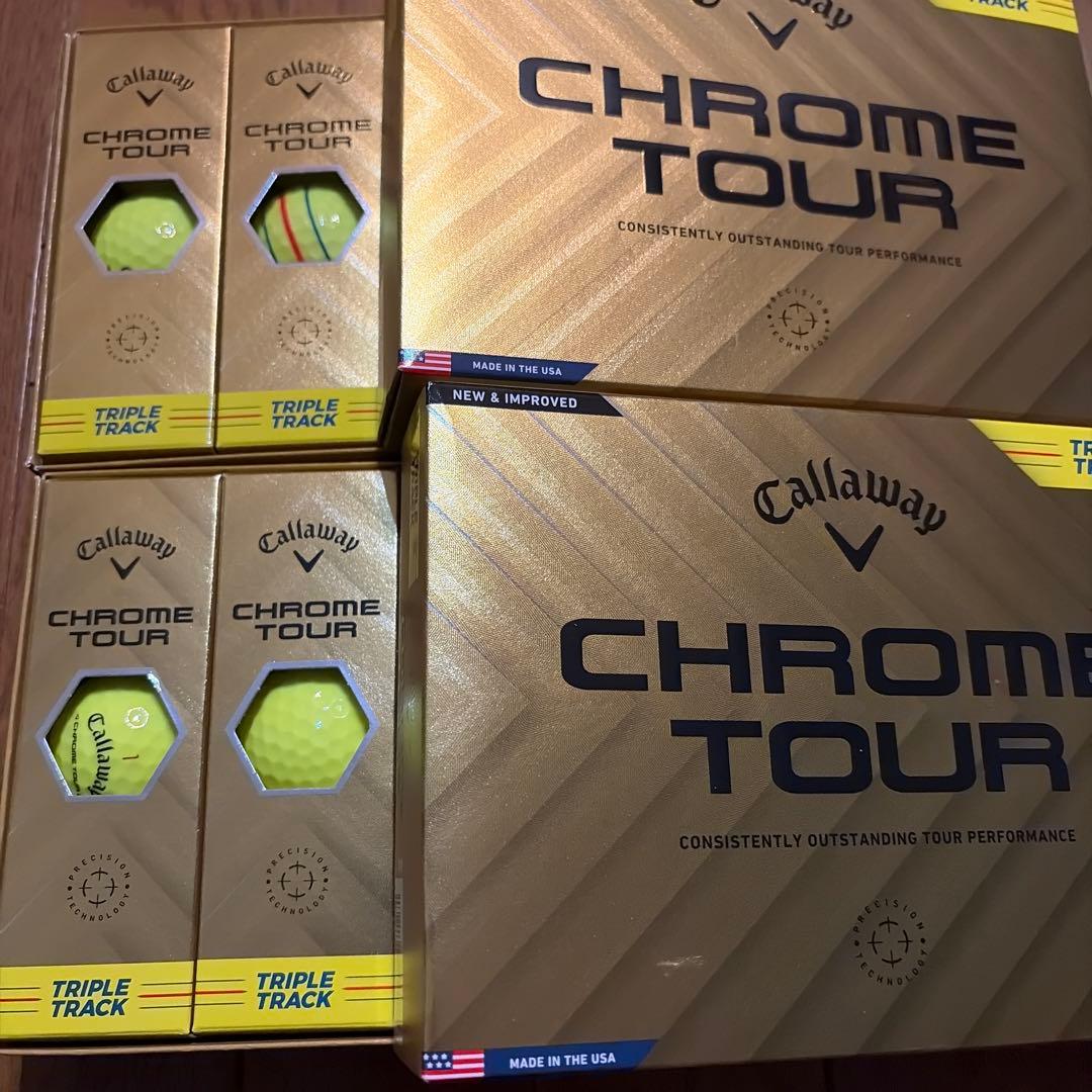 Callaway Chrome Tour ゴルフボール トリプルトラック 2ダー
