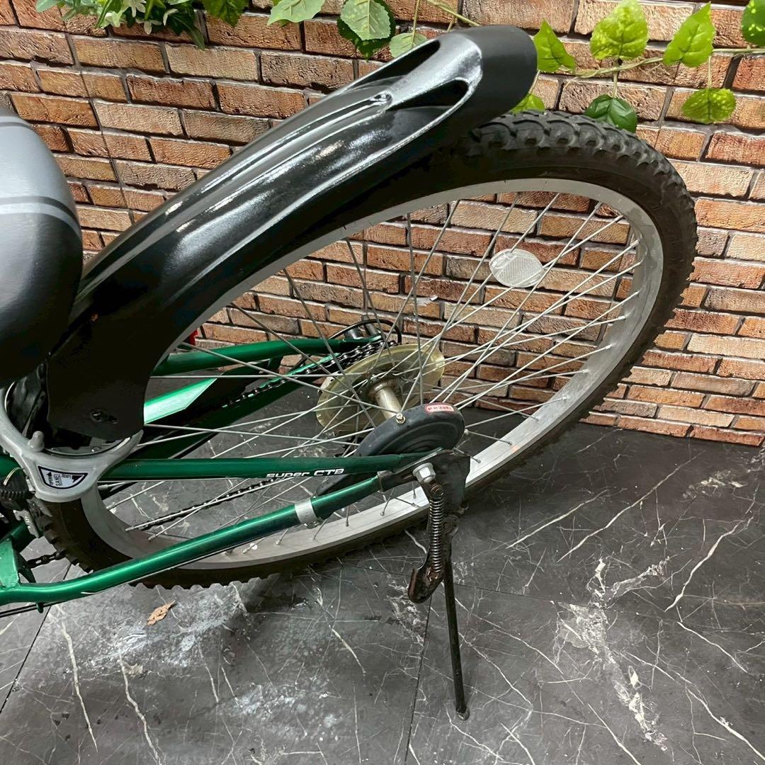 【125】子供用自転車 子供車 TACKLE BOY グリーン 26インチ