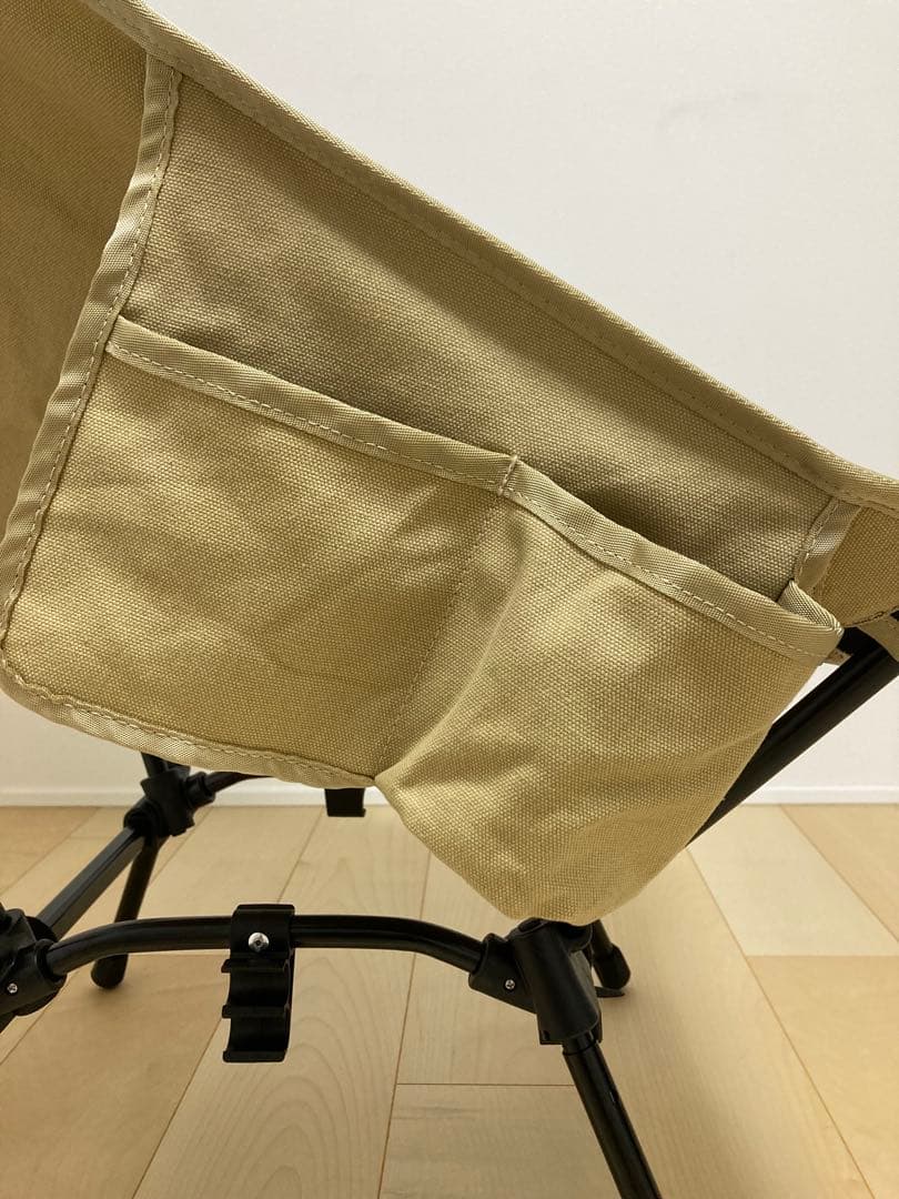 DOD(ディーオーディー) スゴイッス 高さ調整キャンプチェア タン