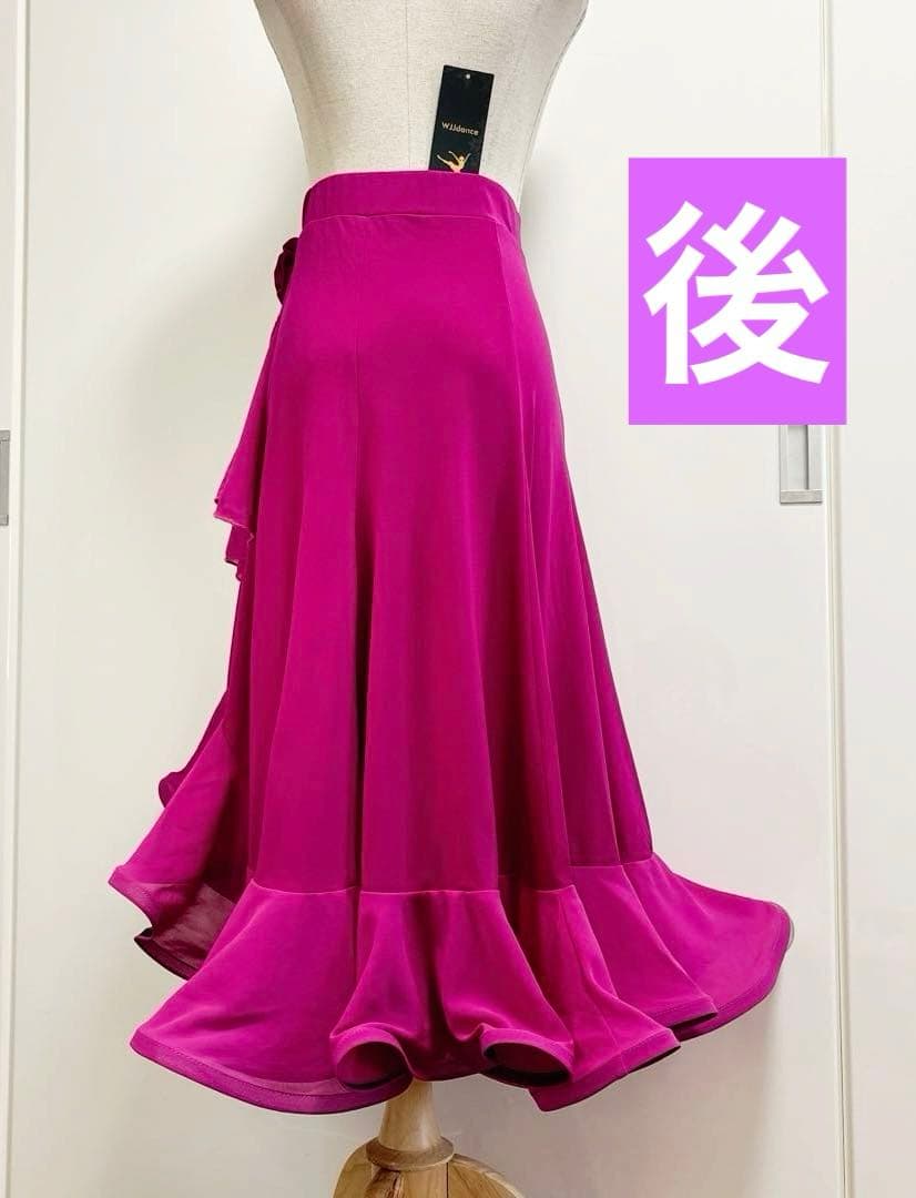 社交ダンスレッスンウェア　wJJdance 立体お花、フロート、ロゴ付き