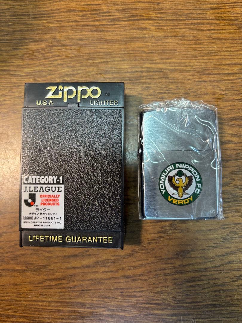 【新品 未使用】　読売ヴェルディ　CATEGORY-1 Zippo