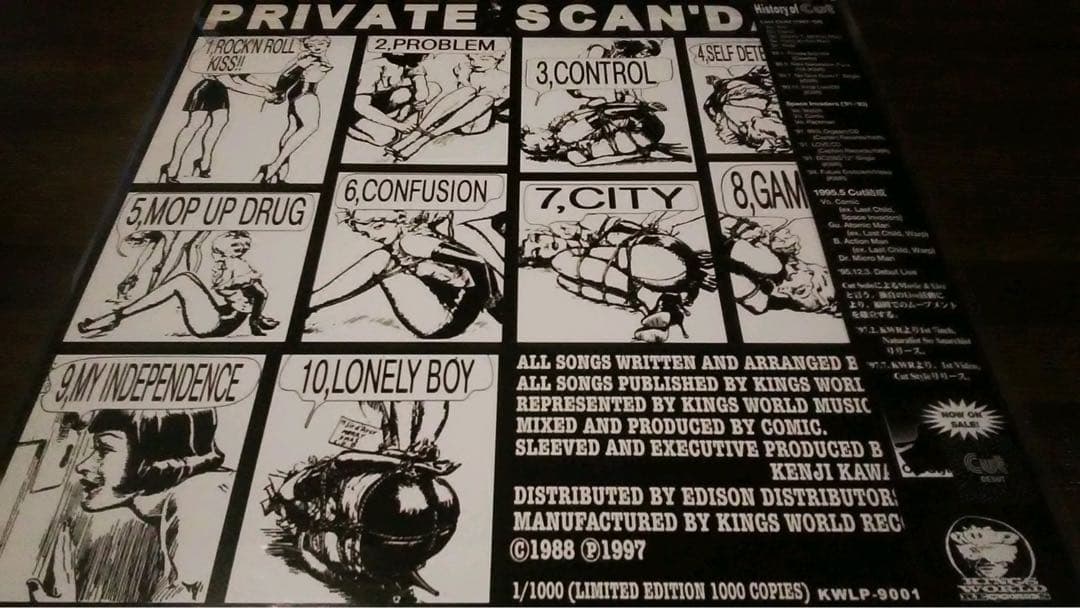 新品稀少/LP/LAST CHILD/PRIVATE SCAN'DAL