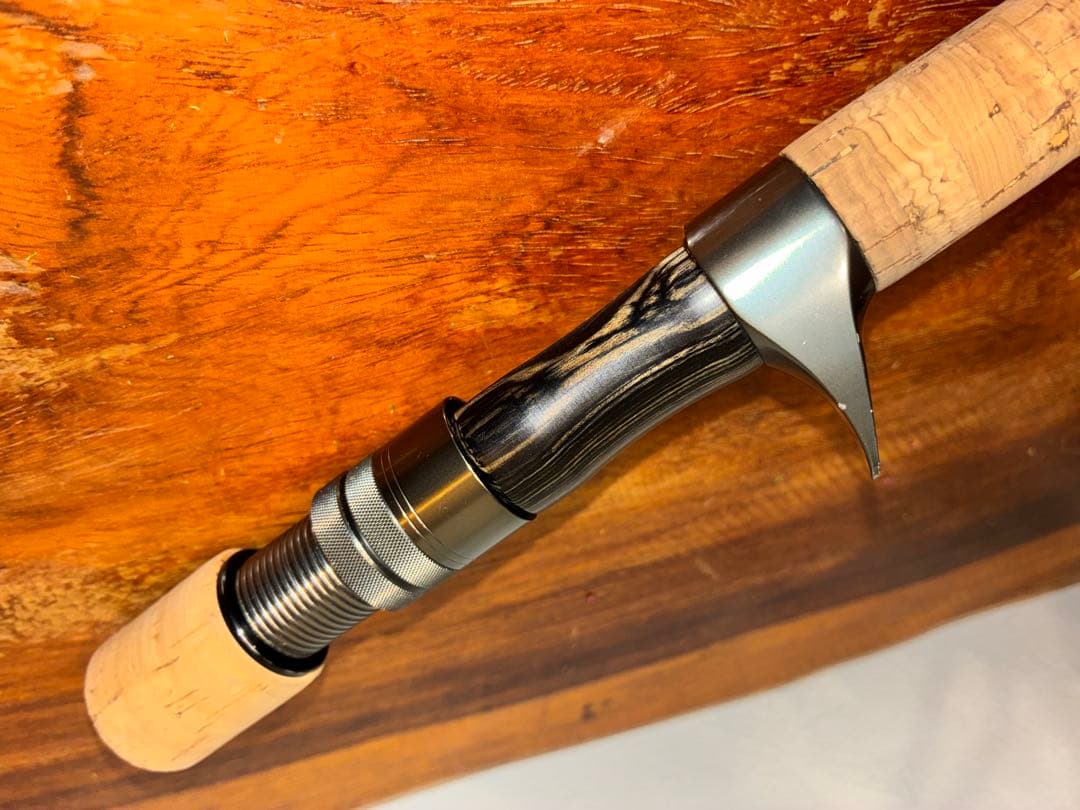 トップウォーター　グリップ　フェルール脱着式　バス釣り　渓流　カヤック　カスタム