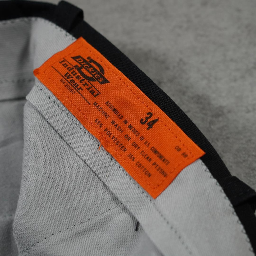 90sDickiesワークパンツIndustrialWearチビタグブラック古着