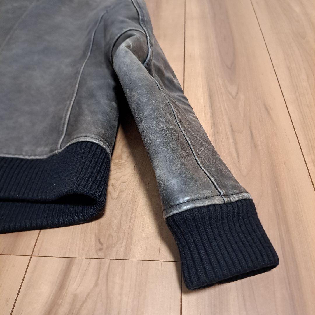 AVIREX レザーライダースジャケット Mサイズ 黒