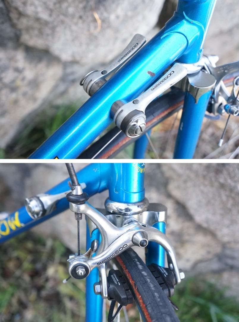 ZUNOW　T.KAGEYAMA　ロードバイク　青　シマノ600コンボ　クロモリ