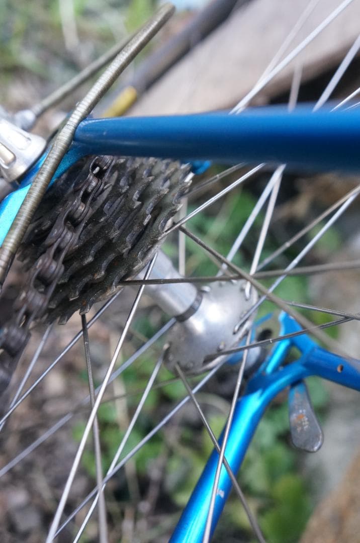 ZUNOW　T.KAGEYAMA　ロードバイク　青　シマノ600コンボ　クロモリ