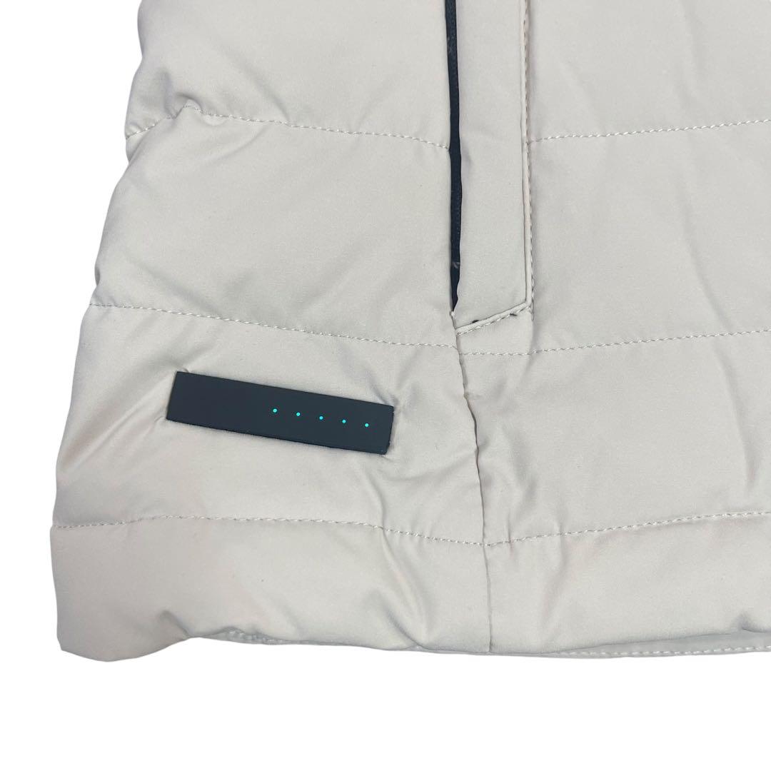 BRIEFING ×TAION サーモダウンベスト ホワイト系 サイズS